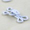 144 Sets Size 3 White Hook and Eye Sewing Closure for Heavy Garment Dress Bra